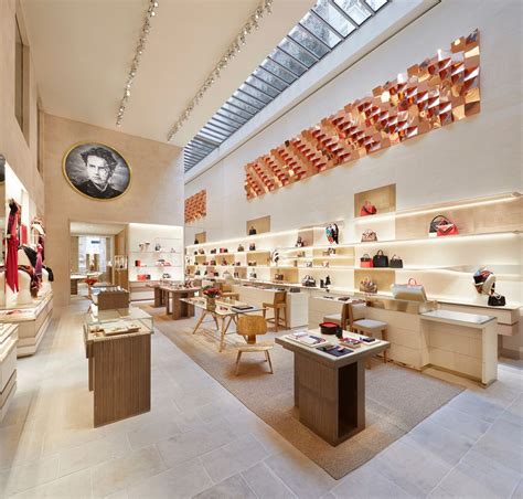 INSIDE THE NEW LOUIS VUITTON STORE .